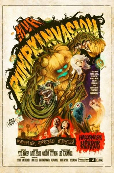 Монстры против овощей / Monsters vs Aliens: Mutant Pumpkins from Outer Space ( 2009 / HDTVRip / 300mb )